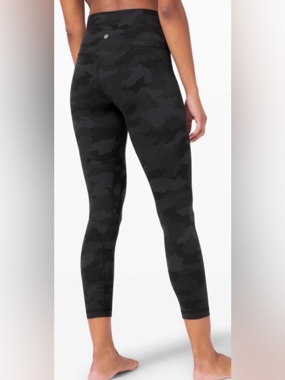 Lululemon Align Pant 25" Heritage 365 Camo Deep Coal Multi Size 6